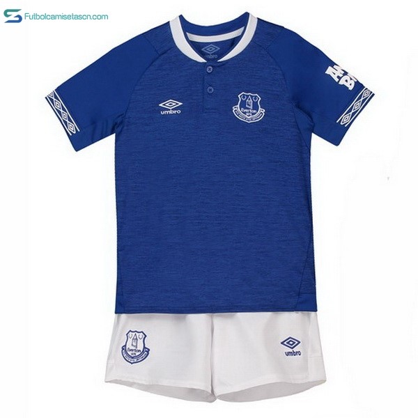 Camiseta Everton 1ª Conjunto De Niño 2018/19 Azul Blanco